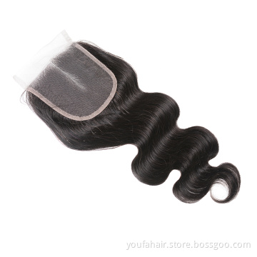 Best Quality Frontal Closure 5x5 Natural Black Body Wave Frontal Raw Virgin Human Hair Cuticle Aligned Indian HD Lace Closure